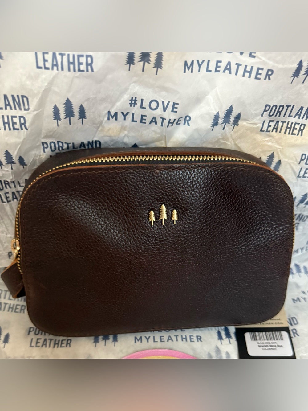 Portland Leather Goods Scarlett in Cold Brew Dark Brown NWT Sling Waist Bag Bum